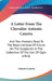 A Letter From The Chevalier Antonio Canova: And Two Memoirs Read To The Royal Institute Of France On The Sculptures In The Collection Of The Earl Of E by Antonio Canova