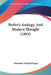 Butler's Analogy And Modern Thought (1893) by Alexander Richard Eagar