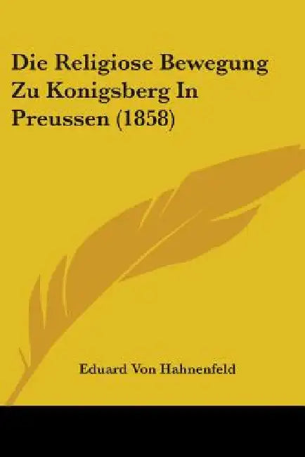 Die Religiose Bewegung Zu Konigsberg In Preussen (1858) by Eduard Von Hahnenfeld