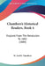 Chambers's Historical Readers, Book 4: England From The Revolution To 1882 (1884) by W. and R. Chambers