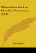 Dissertation Sur Les Maladies Veneriennes (1738) by Pierre Desault
