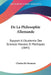 De La Philosophie Allemande: Rapport A L'Academie Des Sciences Morales Et Politiques (1845) by Charles De Remusat
