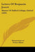 Letters Of Benjamin Jowett: Master Of Balliol College, Oxford (1899) by Benjamin Jowett, Evelyn Abbott, Lewis Campbell