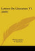 Letters On Literature V1 (1836) by Photius Junior, W. Sherlock