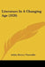 Literature In A Changing Age (1920) by Ashley Horace Thorndike