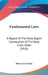 Fundamental Laws: A Report Of The Sixty-Eighth Convocation Of The Rose Cross Order (1916) by Rose Cross Order
