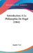 Introduction A La Philosophie De Hegel (1864) by Augusto Vera