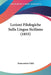 Lezioni Filologiche Sulla Lingua Siciliana (1855) by Innocenzio Fulci