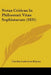 Notas Criticas In Philostrati Vitas Sophistarum (1831) by Carolus Ludovicus Kayser