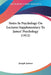 Notes In Psychology On Lectures Supplementary To James' Psychology (1912) by Joseph Jastrow