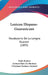 Lexicon Hispano-Guaranicum: Vocabulario De La Lengna Guarani (1893) by Paulo Restivo, Antonio Ruiz De Montoya, Christiani Frederici Seybold