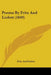 Poems By Fritz And Liolett (1849) by Fritz and Liolett