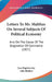 Letters To Mr. Malthus On Several Subjects Of Political Economy: And On The Cause Of The Stagnation Of Commerce (1821) by Jean Baptiste Say, John Richter