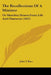 The Recollections Of A Minister: Or Sketches Drawn From Life And Character (1847) by John T. Barr