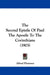 The Second Epistle Of Paul The Apostle To The Corinthians (1903) by Alfred Plummer