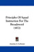 Principles Of Squad Instruction For The Broadsword (1872) by Antoine J. Corbesier