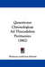 Quaestiones Chronologicae Ad Thucydidem Pertinentes (1882) by Henricus Ludovicus Schmitt