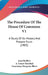 The Procedure Of The House Of Commons V1: A Study Of Its History And Present Form (1903) by Josef Redlich, A. Ernest Steinthal, Courtenay Peregrine Ilbert