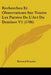 Recherches Et Observations Sur Toutes Les Parties De L'Art Du Dentiste V1 (1786) by Bernard Bourdet