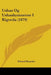 Ushas Og Ushashymnerne I Rigveda (1879) by Edvard Brandes