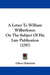 A Letter To William Wilberforce: On The Subject Of His Late Publication (1797) by Gilbert Wakefield