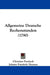 Allgemeine Deutsche Rechenstunden (1790) by Christian Pescheck, Johann Friedrich Heynatz