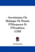 Anonimiana Ou Melanges De Poesies D'Eloquence Et D'Erudition (1700) by Anonymous