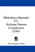 Bibliotheca Manualis V1: Ecclesiae Patrum Complectens (1783) by Pierre Joseph Tricalet