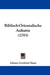 Biblisch-Orientalische Aufsatze (1793) by Johann Gottfried Hasse