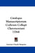 Catalogus Manuscriptorum Codicum Collegii Claromontani (1764) by Antoine Claude Saugrain