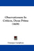 Observationum In Criticos, Decas Prima (1608) by Giuseppe Castiglione