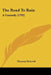 The Road To Ruin: A Comedy (1792) by Thomas Holcroft