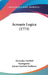 Acroasis Logica (1773) by Alexander Gottlieb Baumgarten, Johann Gottlieb Toellnero
