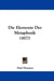 Die Elemente Der Metaphysik (1877) by Paul Deussen