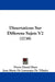 Dissertations Sur Differens Sujets V2 (1738) by Pierre-Daniel Huet, Jean Marie De Lamarque De Tilladet