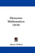 Elementos Mathematicos (1634) by Ignacio Stafford