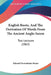 English Roots, And The Derivation Of Words From The Ancient Anglo-Saxon: Two Lectures (1863) by Edward Newenham Hoare