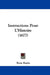 Instructions Pour L'Histoire (1677) by Rapin