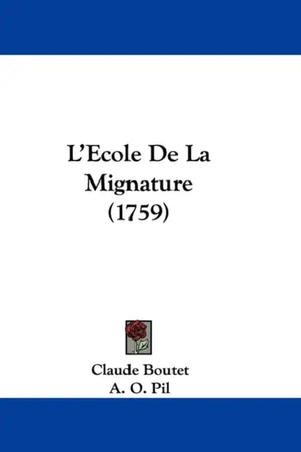 L'Ecole De La Mignature (1759) by Claude Boutet, A. O. Pil