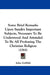 Some Brief Remarks Upon Sundry Important Subjects, Necessary To Be Understood And Attended To By All Professing The Christian Religion (1765) by John Griffith