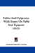 Fables And Epigrams: With Essays On Fable And Epigram (1825) by Gotthold Ephraim Lessing