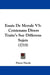 Essais De Morale V5: Contenans Divers Traite's Sur Differens Sujets (1715) by Pierre Nicole