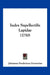 Index Supellectilis Lapidae (1750) by Johannes Fredericus Gronovius