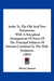 Index To The Old And New Testaments: With A Synoptical Arrangement Of Some Of The Principal Subjects Of Interest Contained In The Holy Scriptures (188 by Henry Jarman