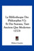La Bibliotheque Des Philosophes V2: Et Des Scavans, Tant Anciens Que Modernes (1723) by Hubert Gautier