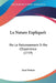 La Nature Explique'e: Par Le Raisonnement Et Par L'Experience (1719) by Jean Denyse