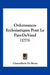 Ordonnances Ecclesiastiques Pour Le Pays-De-Vaud (1773) by Chancellerie de Berne