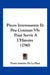 Pieces Interessantes Et Peu Connues V8: Pour Servir A L'Histoire (1790) by Pierre Antoine De La Place