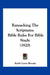 Ransacking The Scriptures: Bible Rules For Bible Study (1920) by Keith Leroy Brooks