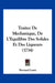 Traitez De Mechanique, De L'Equilibre Des Solides Et Des Liqueurs (1734) by Bernard Lamy